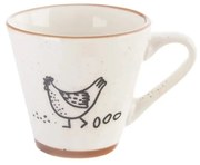 Orion Cană din porțelan Fermă cu găini, 0,07 l