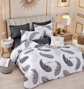 Lenjerie Pat Dublu din Bumbac Tip Finet, cu Elastic, 6 Piese - Classic