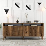 Dulap Tip Consola Milan - Walnut 180 X 78.6 X 35
