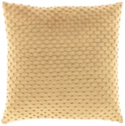Perna decorativa din catifea KAAT 45x45 cm, galben-maro