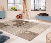 Covor Living Dormitor, Model Daffi 13068 120 , Dreptunghiular, Bej Maro