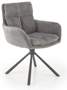 Scaun de dining HALSA, 1 buc., gri