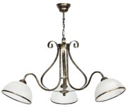 Lustră pe lanț ANTICA 3xE27/60W/230V