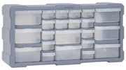 vidaXL Organizator cu 22 de sertare, 49 x 16 x 25,5 cm