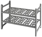 Organizator telescopic FLEXI, Gri, 45-80x39x28 cm, WENKO