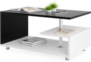 Deuba Masuta de cafea Orlando 95x55x50 cm - alb/negru