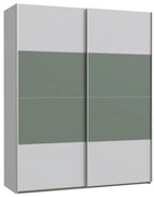 Dulap KARO 170x210 cm, gri/verde