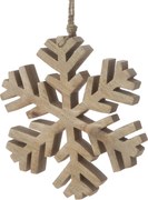 Fulg de nea din lemn