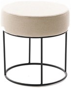 Taburet RELO, Ø 40 cm, crem