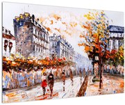 Tablou - Viața în oraș (90x60 cm)