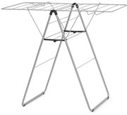 Uscator de rufe Brabantia Hangon 1004163, 15 m, 4 umerase, Reglabil, Blocare copii, Inox