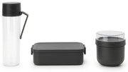 Cutii pentru prânz 3 buc. cu sticlă Make &amp; Take – Brabantia