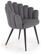 Scaun K410 velvet gri