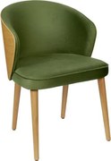 Scaun Lambert Jack stejar-verde 45/48/80 cm