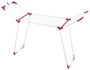 WENKO 3774021100 - Uscător de rufe SUMMER DRY 153 x 76 cm alb/roz