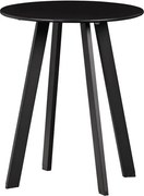 Măsuță auxiliară de grădină WOOOD Fer, ø 40 cm, negru