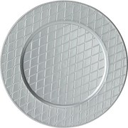 Suport farfurie Silver Rhombus, 33 cm