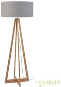 Lampadar realizat din materiale naturale, durabile si ecologice, EVEREST/F gri inchis