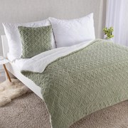 Set matlasat cu blăniță INVERNO verde
