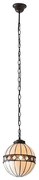 Endon 67044 - Lustră suspendată Tiffany FARGO pe lanț, 1xE14/40W/230V, Ø 25,5 cm