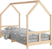 vidaXL Cadru de pat pentru copii, 80x200 cm, lemn masiv de pin