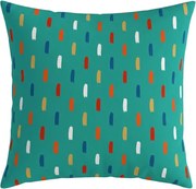 Husa pentru perna din microfibra LUNIRA 45x45 cm, turcoaz