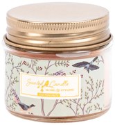 Lumânare în sticlă Scented candle Cotton linen, 6,2 x 5,5 cm