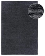 Covor gri închis țesut manual din lână 160x230 cm Francois – Villeroy&Boch