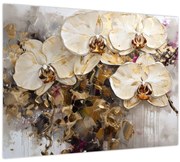 Tablou pe sticlă - Orhidee (70x50 cm)