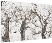 Tablou - Model de pădure, desen (90x60 cm)