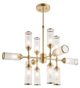 Endon 92214 - Candelabru pe tijă TOUR 12xG9/3W/230V, alamă