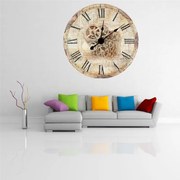 Sticker decorativ ceas vintage stone