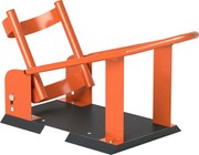 HOMCOM Suport motocicletă pentru roți 38,1-53,34 cm, 381-533,4 mm roată față, suport reglabil 816,5 kg Portocaliu | Aosom Romania