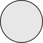 vidaXL Oglindă de perete rotundă, negru, Ø 40 cm