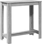 vidaXL Masă de bar, Sonoma gri, 102x50x103,5 cm, lemn prelucrat