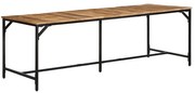 vidaXL Masa de sufragerie 220x90x75 cm Lemn masiv Mango brut