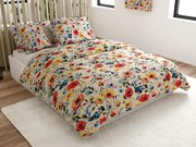 Lenjerie de pat din bumbac FLOREEN crem Dimensiune lenjerie de pat: 70 x 90 cm | 140 x 200 cm