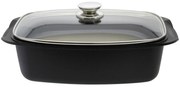 Elo 90932 Basic Tigaie cu capac din sticlăQuatrorondo 40 x 22 cm