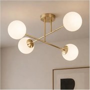 BRILAGI - Lustru aplicat MILO 4xE27/60W/230V auriu