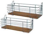 Set 2 rafturi, de perete Zin