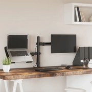 vidaXL Suport de perete pentru monitor VESA 75/100 mm, negru, oțel