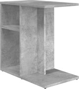 vidaXL Masă laterală, gri beton, 50x30x50 cm, lemn prelucrat