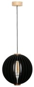 Pendul din lemn design modern ORB negru 51,5cm