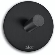 Cuier rotund pentru prosoape DUPLO, culoare neagră - ZACK