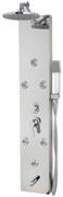 Panou de dus cu hidromasaj,TRENDY’S cu 4 functii,crom lucios