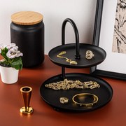 Suport bijuterii Kormen Negru 20x21 cm