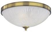 Plafoniera clasica design italian din alama, sticla 5650 RA-PL. 5650/2