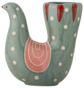 Vază verde din gresie pictată manual (înălțime 19 cm) Trudy – Bloomingville