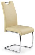 Scaun de bucaterie Amalia, bej/argintiu