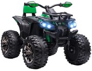 HOMCOM Quad electric 12V pentru copii, verde | Aosom Romania